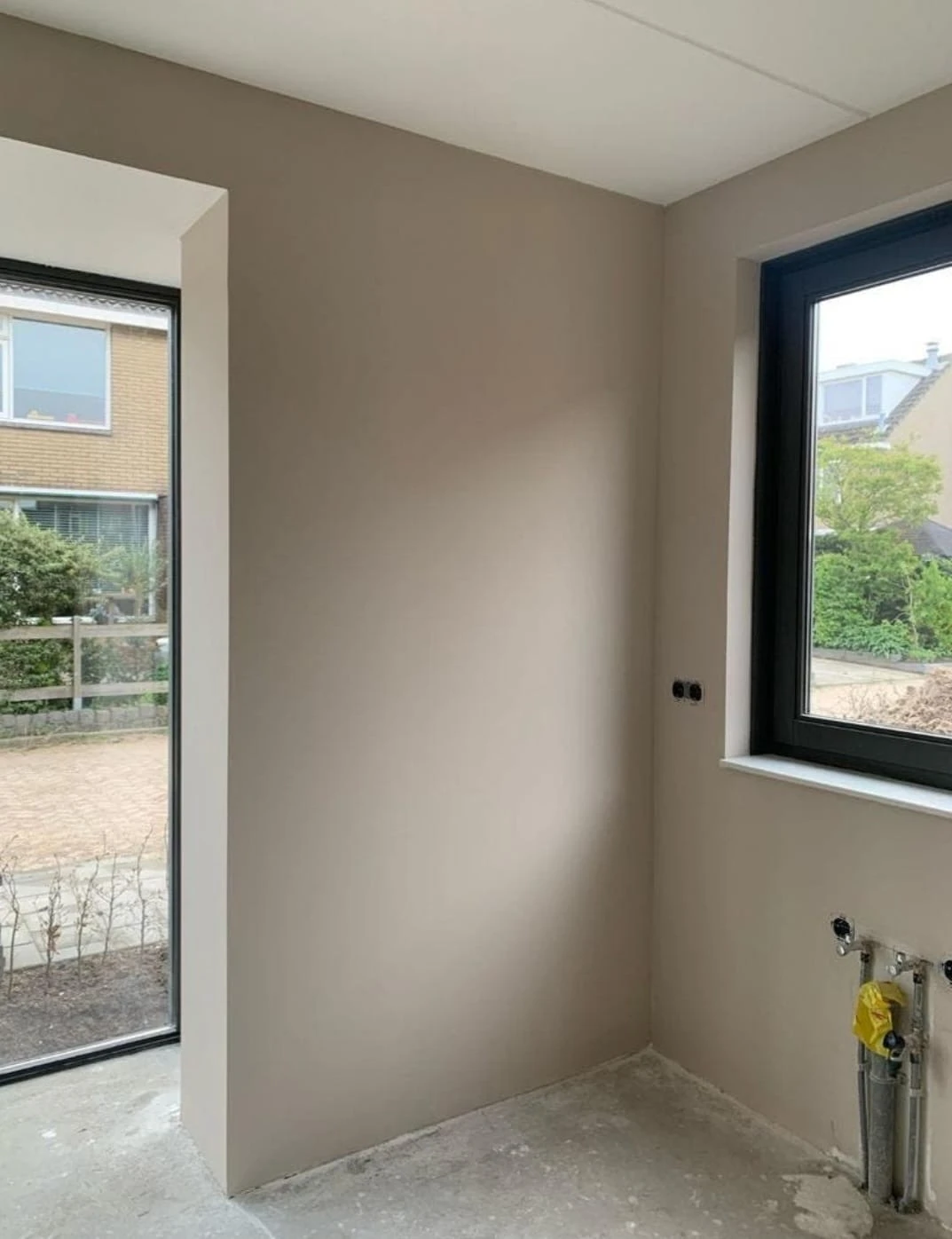 Eigen project: een woning tijdens de afwerking
